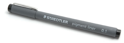 【メーカー直売】 (まとめ) 〔×30セット〕 1本 005-9 308 黒 ピグメントライナー0.05mm ステッドラー その他製図用品 ステッドラー・ピグメントライナー